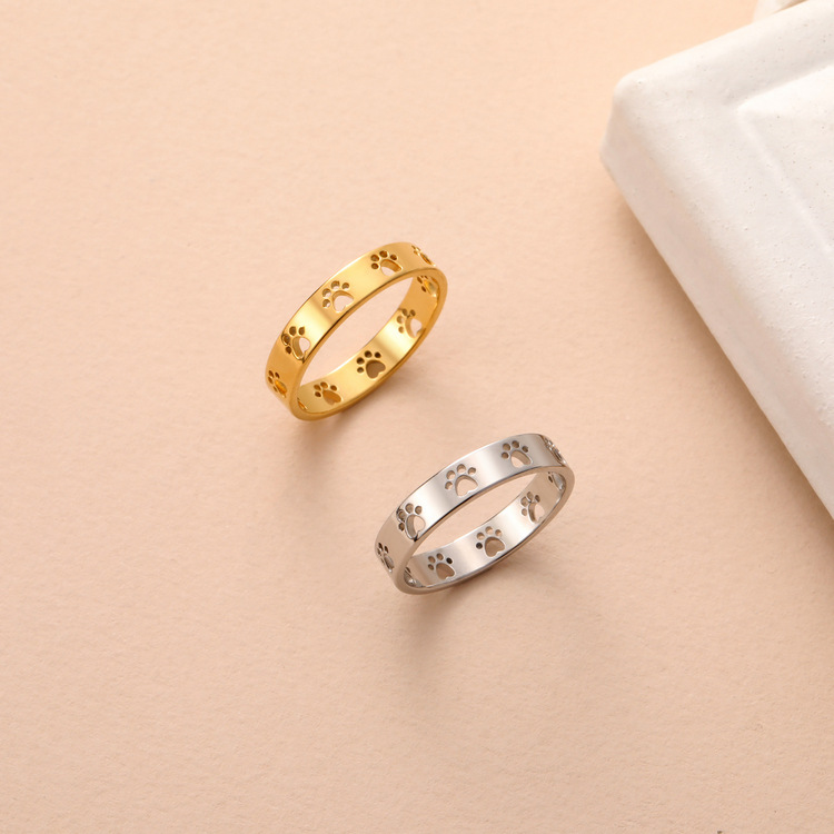 Hollow Claw Print Ring